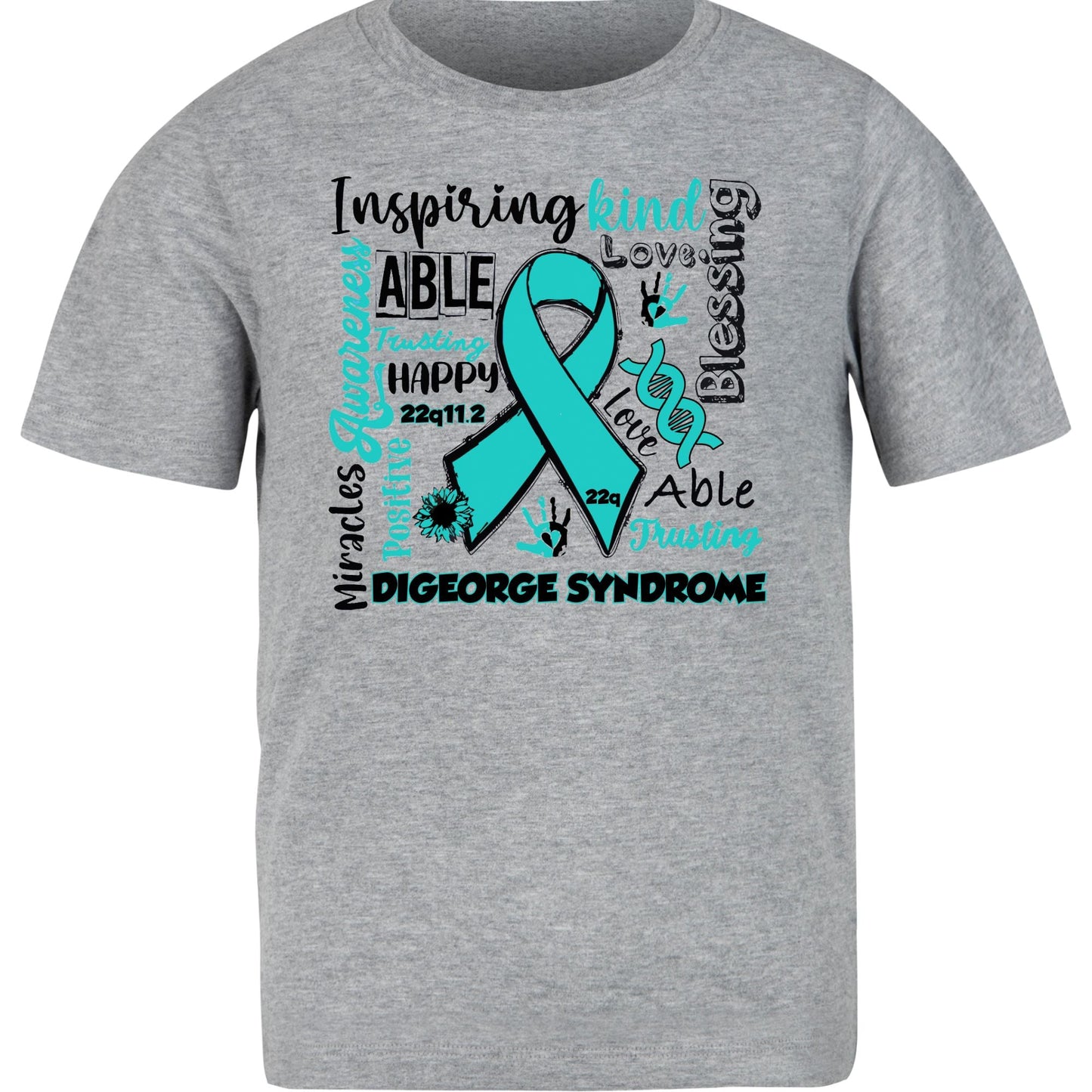 22q Fundraiser T-Shirt Full Front Design