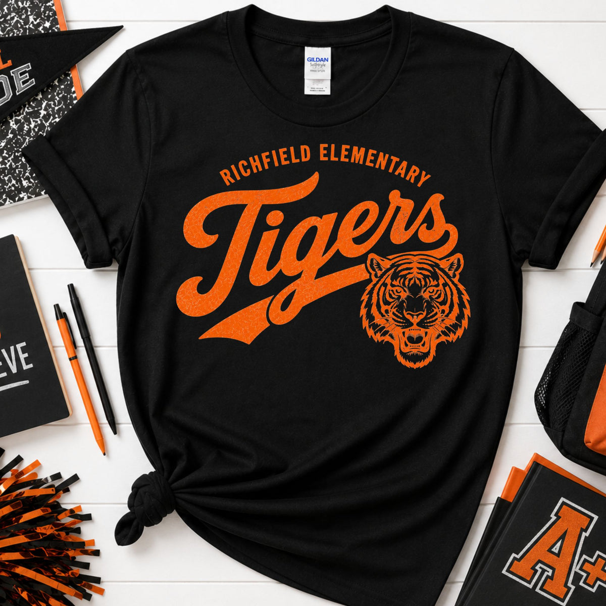Richfield Elementary Tigers Script Tee