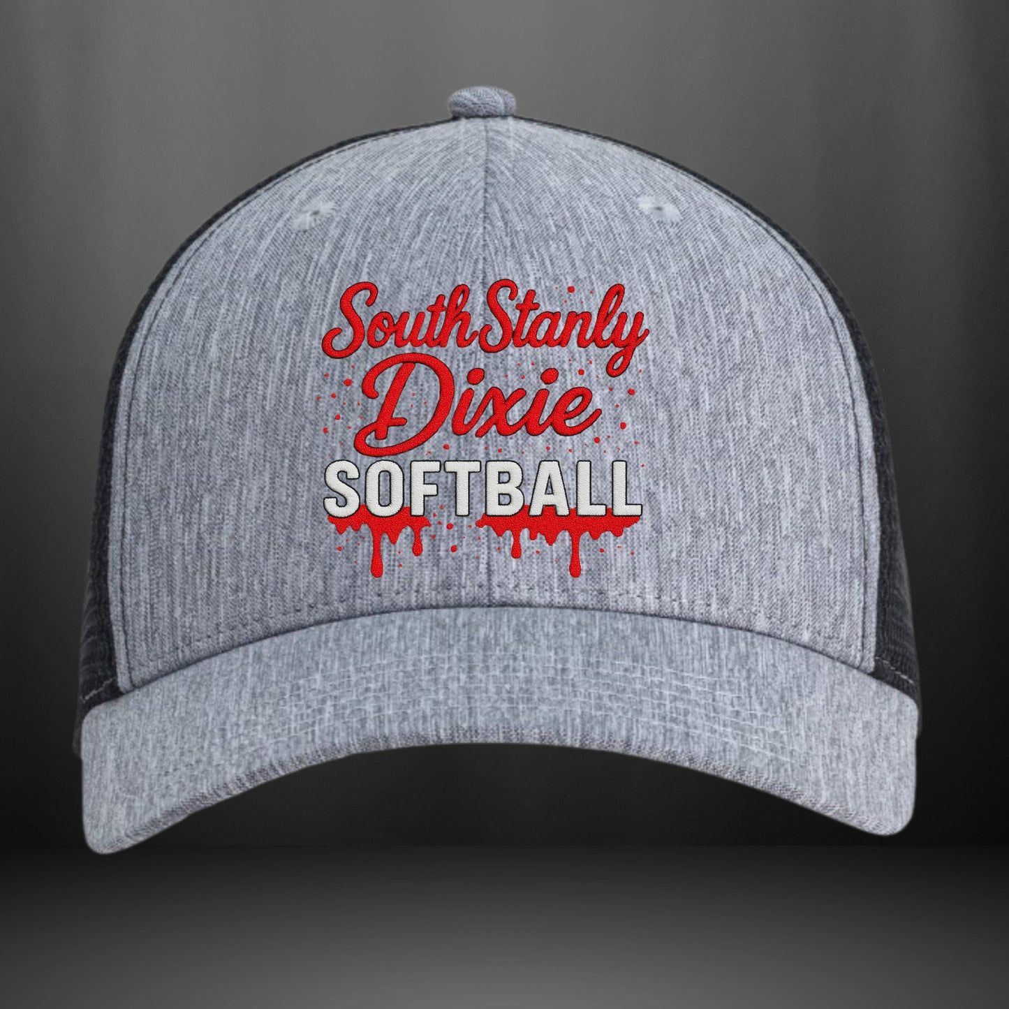 Dixie Softball Embroider Ponytail Hat