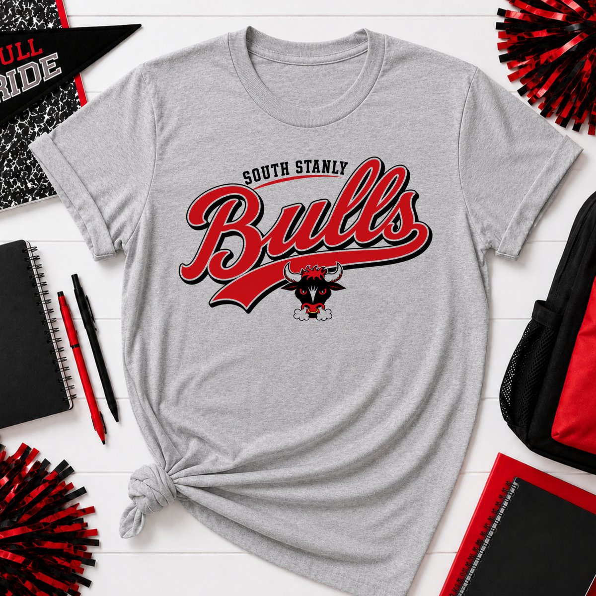 South Stanly Bulls Cursive