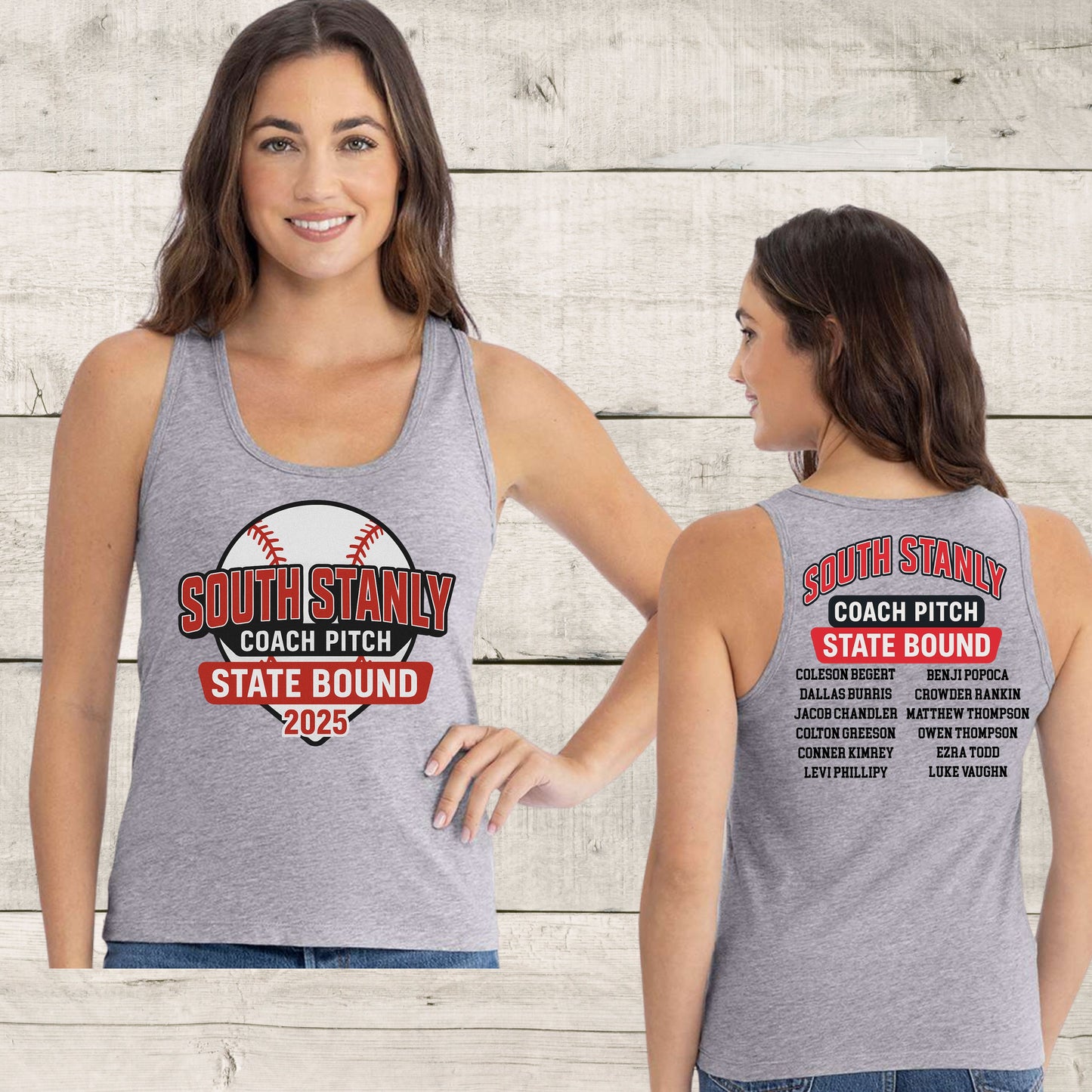 South Stanly Coach Pitch - State Bound! Women's Tank Tops