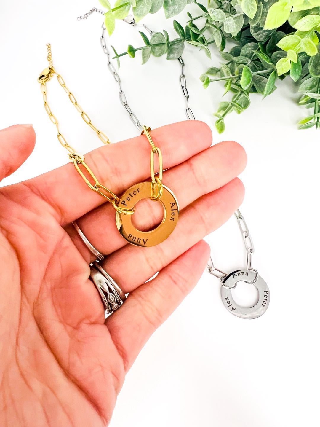Preorder: Custom Name and Paperclip Chain Necklace
