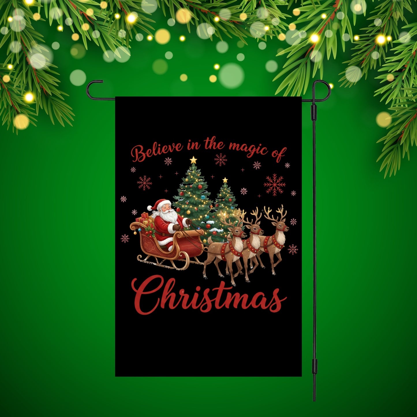 Christmas Garden Flag