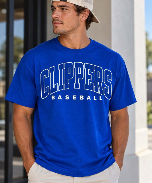 Clippers Baseball Outline