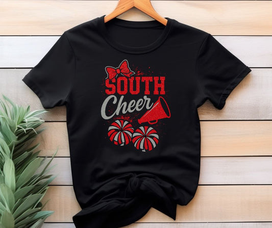 South Cheer Bow and Pom Poms - $5.00 Given Back to The South Youth Cheer
