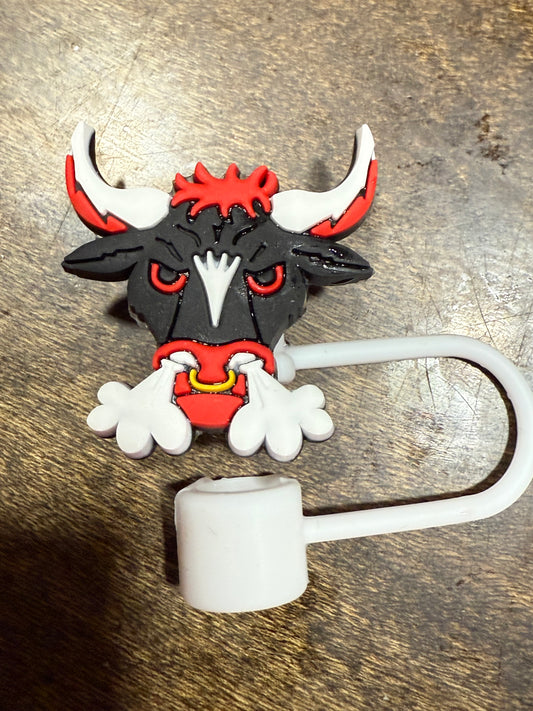 Bull straw topper
