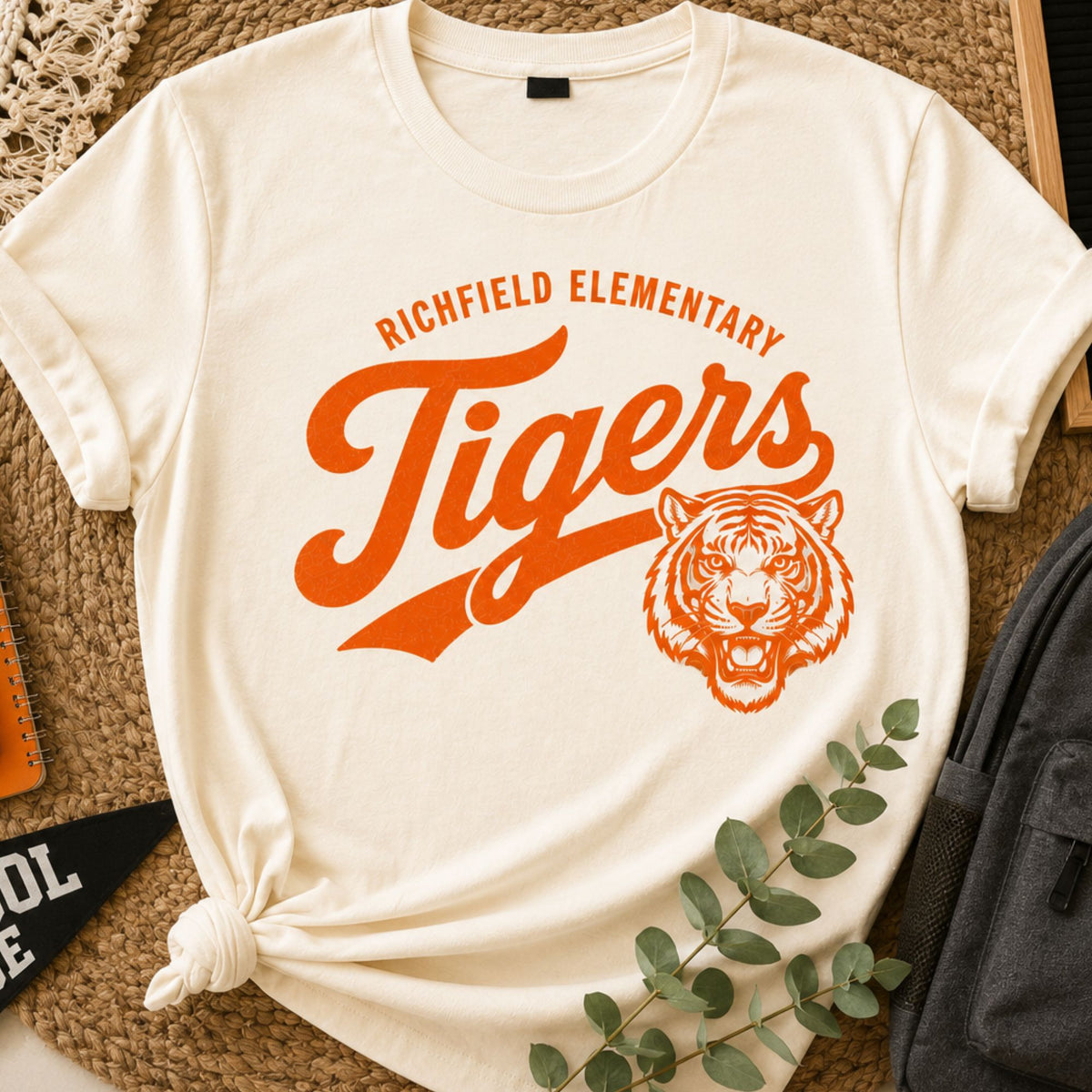 Richfield Elementary Tigers Script Tee