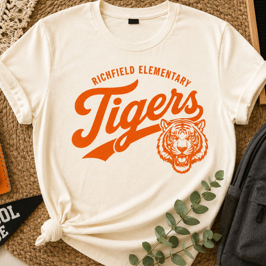 Richfield Elementary Tigers Script Tee
