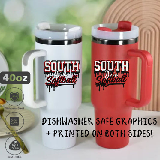 40oz Tumbler with Handle