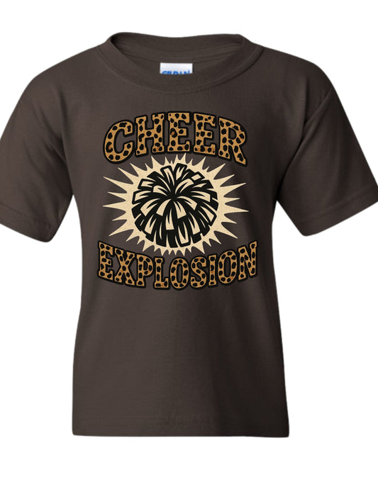 Cheer explosion t-shirts
