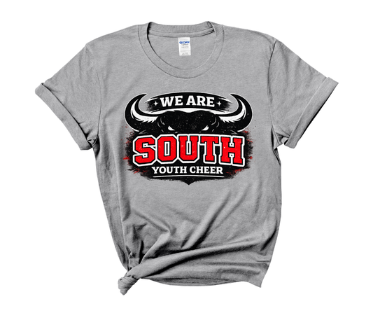🐂 We Are South Youth Cheer Tee