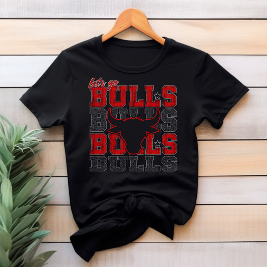 Let’s Go Bulls Repeat Spirit T-Shirt